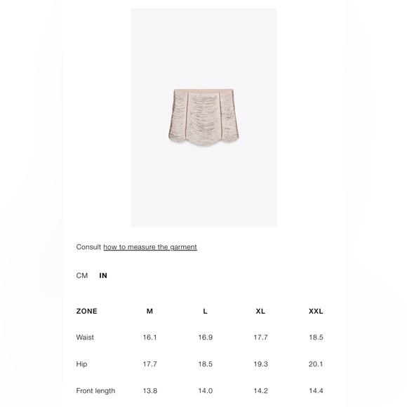 ZARA FRINGED MINI SKIRT - Picture 16 of 16